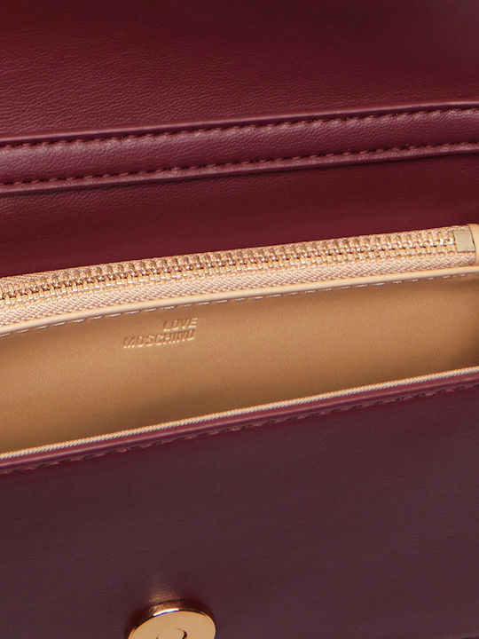 Portofel Dama Mare Din Piele Burgundy