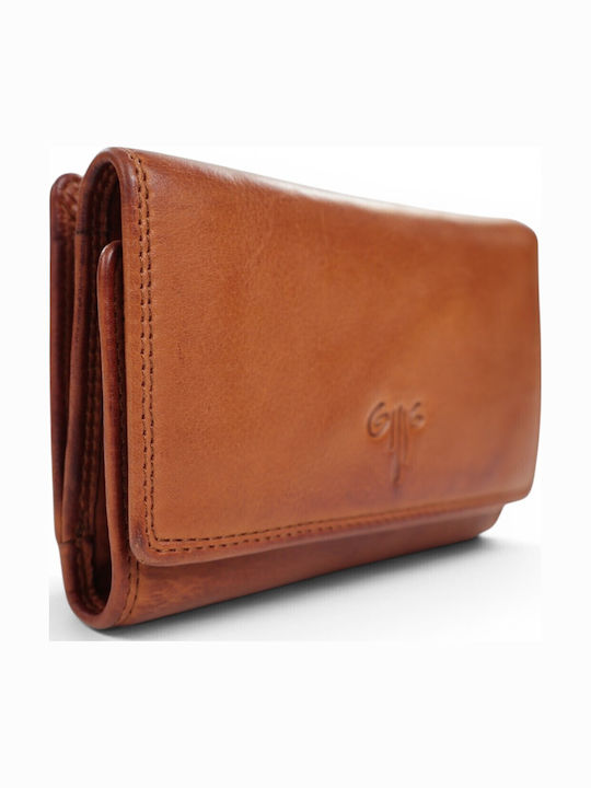 Leather Women's Wallet Brown