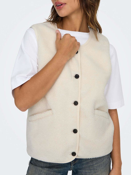 Beige Women's Vest
