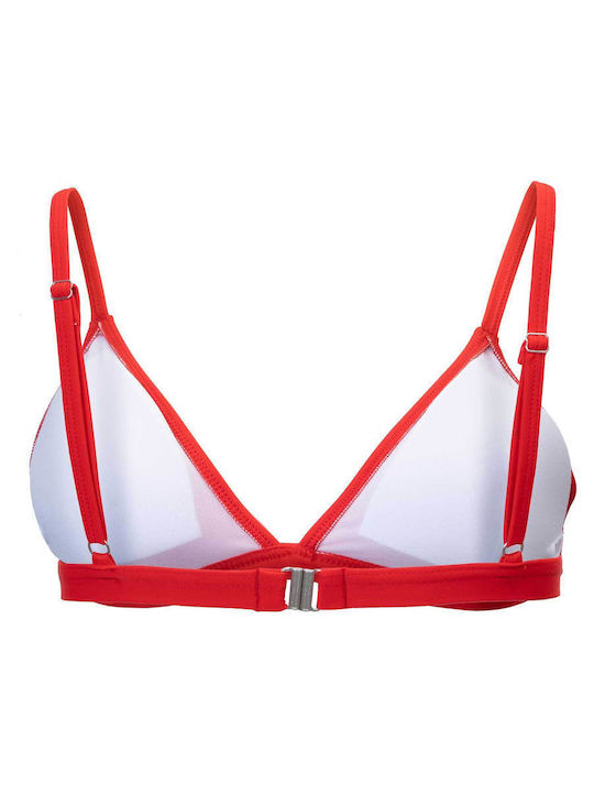 Bikinioberteile Dreieck Rot