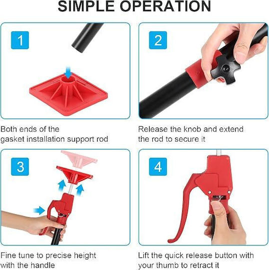 Telescopic Adjustable Easel 2 Pieces – Adjustable Support System 60–115cm Cabinets Constructions