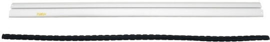 Turtle Aluminum Car Roof Bars Set without Legs Silver