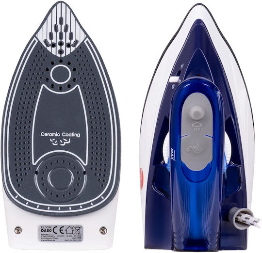 Eldom Steam Iron 700W with Continuous Steam Supply 8gr/min