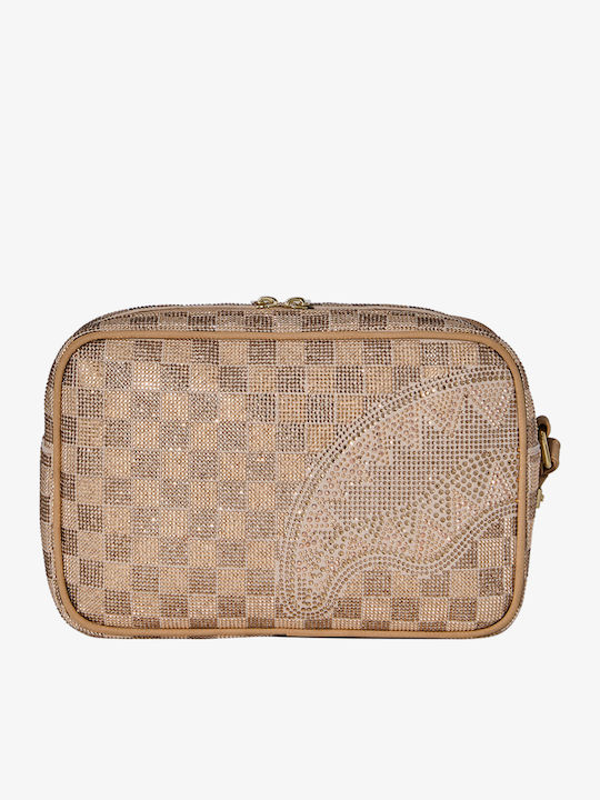 Sprayground Мъжки Двутонен Златист Trinity Несесер Brick Gold 910b9482nsz
