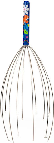 Kikkerland Pressure Therapy Massage Device for Head & Hands Blue