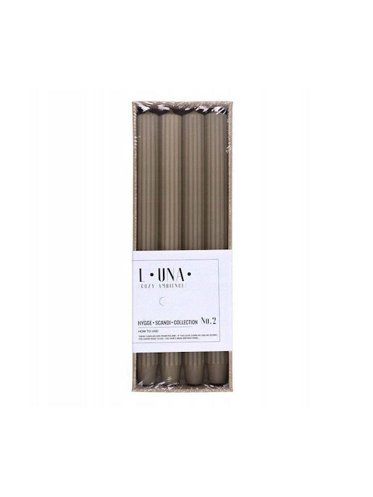 Donau Decorative Candle 4 Pieces