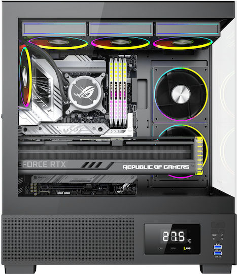 ProGaming Kian Black Glacier 360 Gaming Desktop PC (i5-12400F/32GB DDR5/1TB SSD/W11 Home)