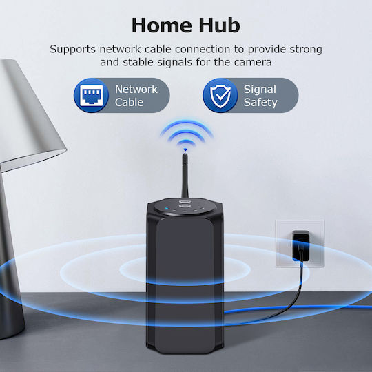 Sectec Sistem de Supraveghere 12 Camere Wireless IP 3MP cu Hub de Control