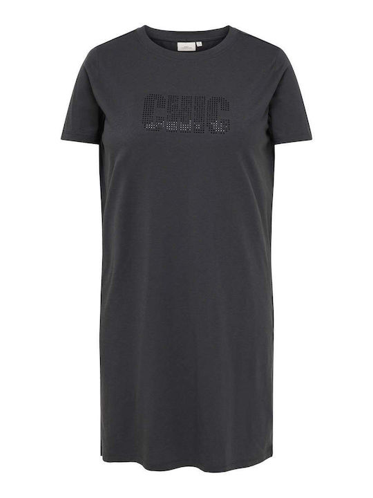 Лятна Mini T-shirt Рокля Черна