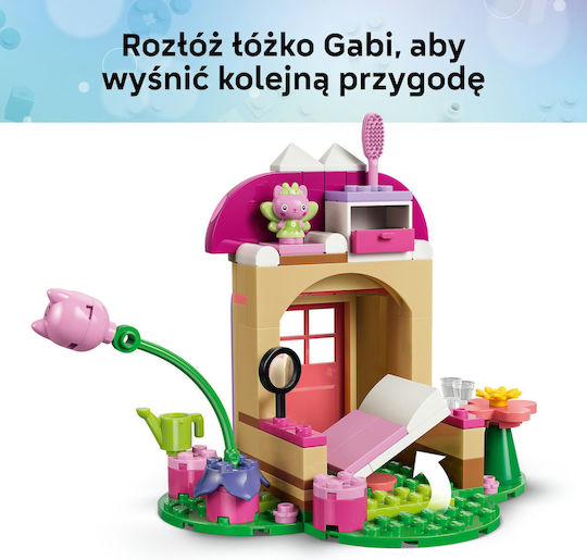 LEGO Gabby's Dollhouse Kitty Fairy's Garden House for 4+ Years 103 Pieces