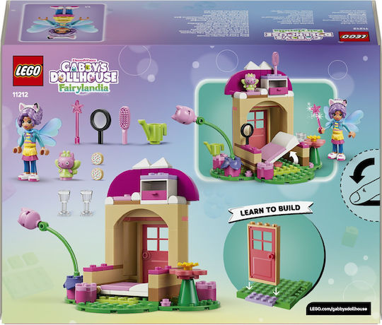 LEGO Gabby's Dollhouse Kitty Fairy's Garden House for 4+ Years 103 Pieces