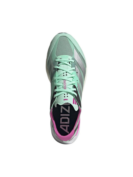 Adizero Adios 7 Damen Sportschuhe Laufen Pulse Mint / Silver Metallic / Core Black