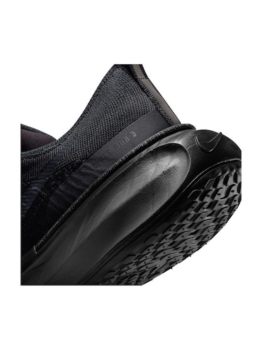 Invincible Run 3 Women's Running Black Sport Shoes