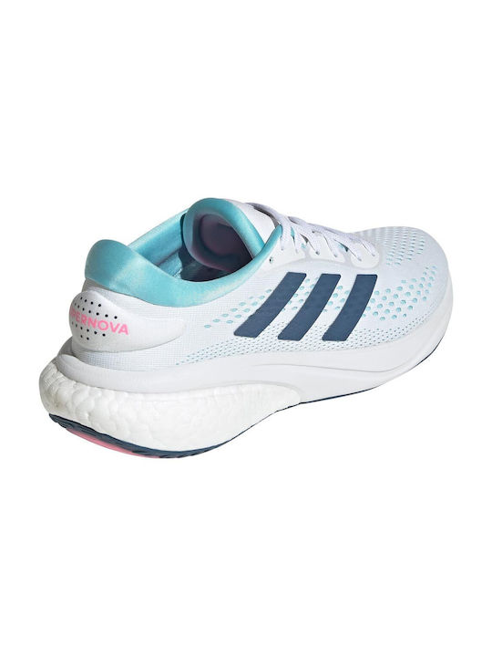 Supernova 2 Γυναικεία Αθλητικά Παπούτσια Running Cloud White / Wonder Steel / Bliss Blue