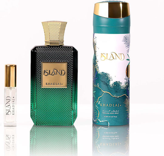 Khadlaj Island Men's Set with Eau de Parfum