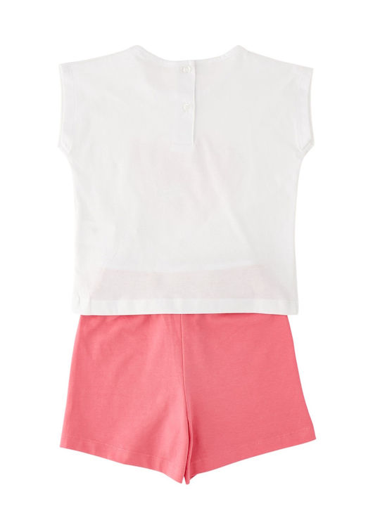 Kids Clothing Set with Shorts Summer 2 Pieces Optical White