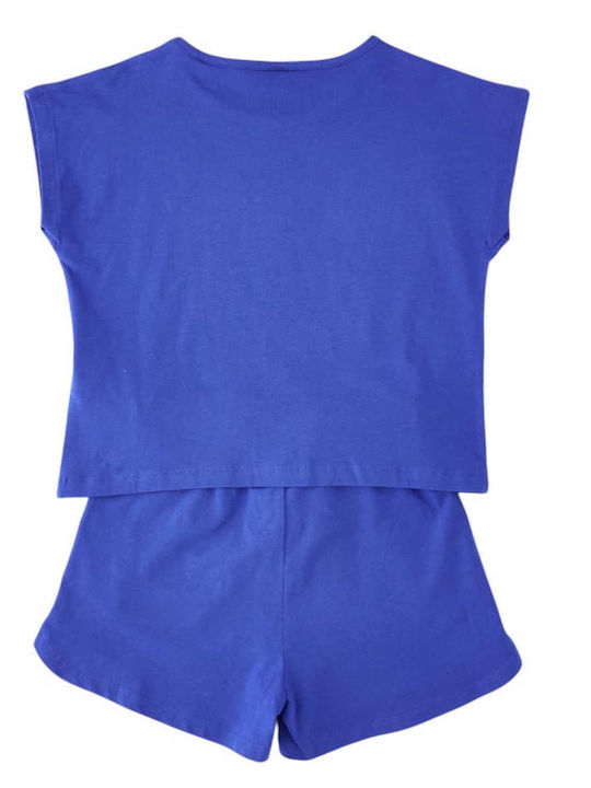Kids Set with Shorts Summer 2 Pieces Blue