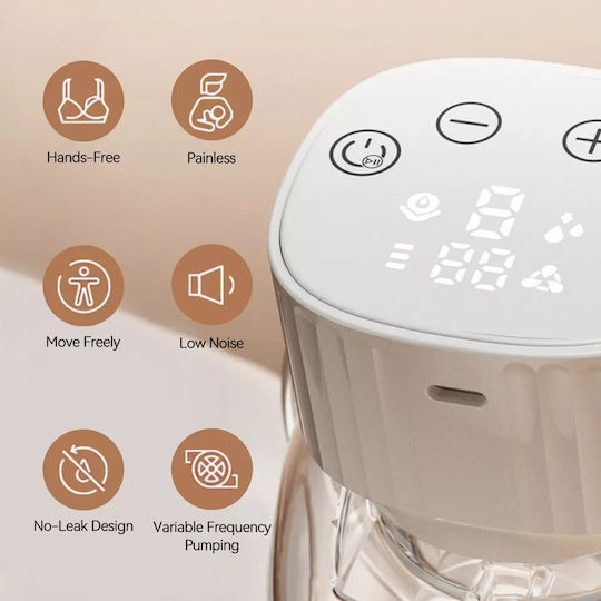 Baby Cloud Електрическа Единична Помпа за кърма с Батерия Без BPA 150ml