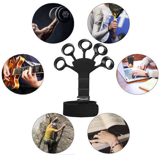 Finger - Hand Trainer Black with Soft Resistance