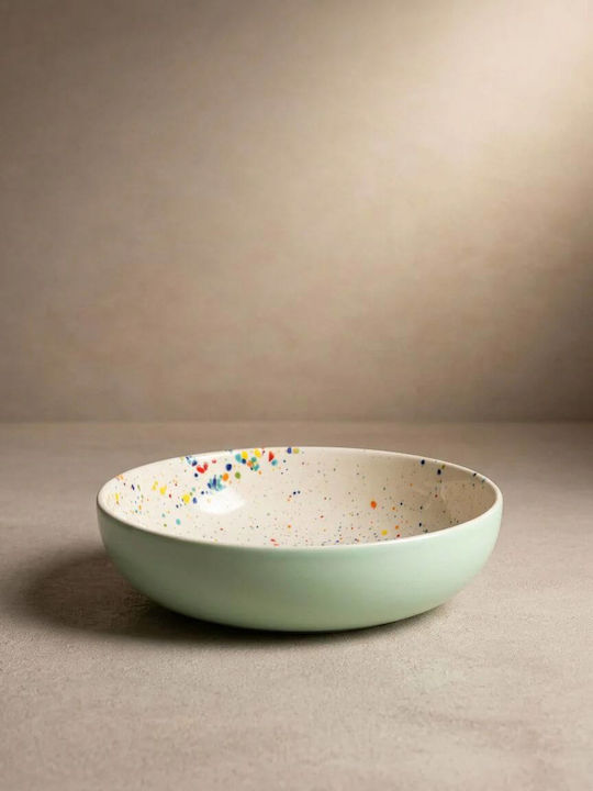 Egg Back Home Breeze Party In Pasta Servierplatte Keramik Blau mit Durchmesser 21cm 4 Stück