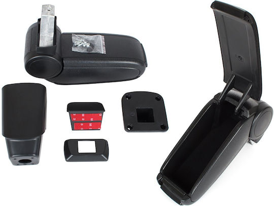 Peugeot 206 1998 Armlehnen-Set Schwarz Stoff + Installationskit