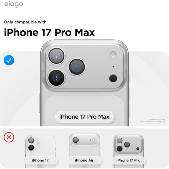 Elago Back Cover Σιλικόνης Λευκό (iPhone 17 Pro Max)