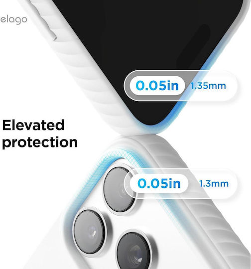 Elago Back Cover Σιλικόνης Λευκό (iPhone 17 Pro Max)