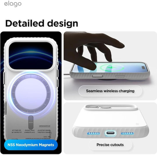 Elago Back Cover Σιλικόνης Λευκό (iPhone 17 Pro Max)