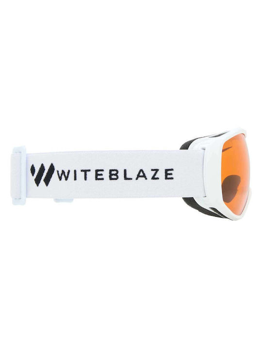 Witeblaze Μάσκα Σκι & Snowboard Παιδική Λευκή