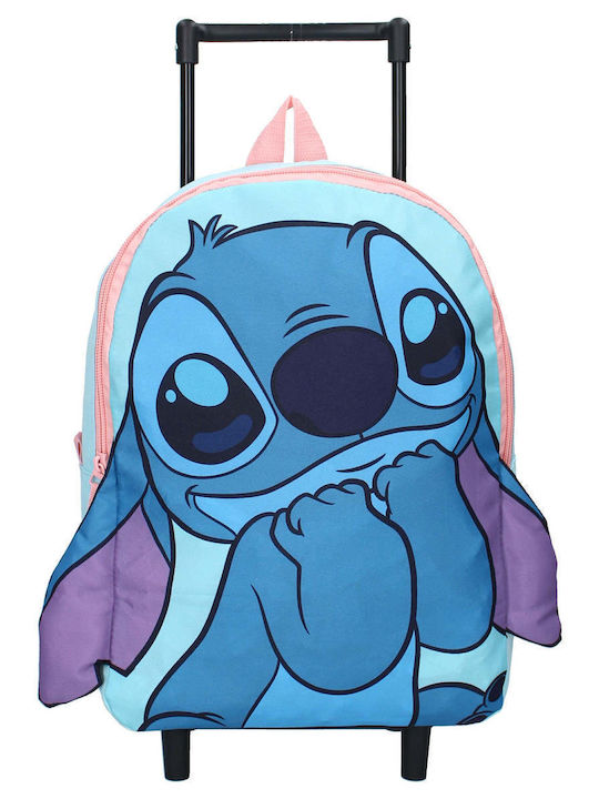 Vintage Lovers School Backpack For Elementary Blue 25 x 11 x 33cm Vintage Lovers School Backpack For Elementary Blue 25 x 11 x 33cm