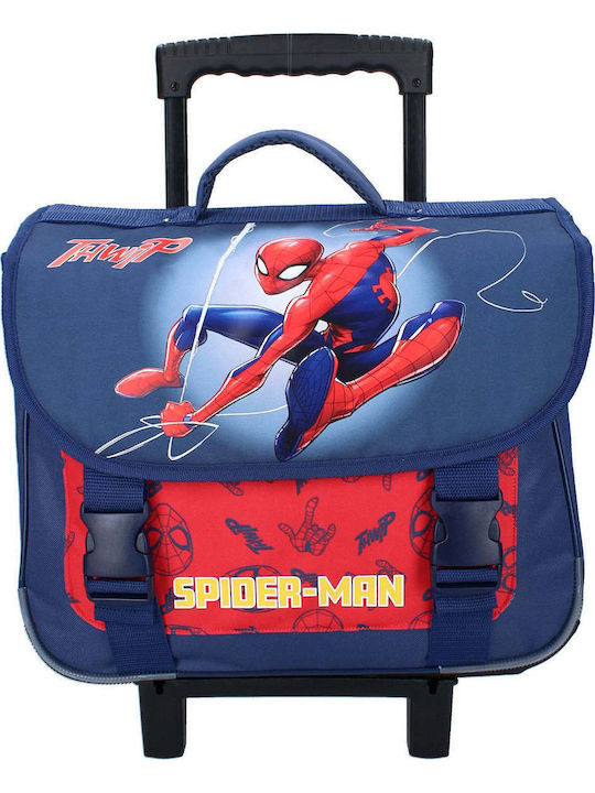 Vintage Lovers School Backpack For Elementary Red 32 x 14 x 38cm