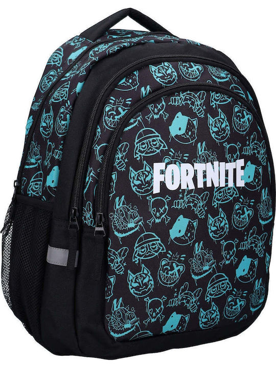 Vintage Lovers School Backpack for Elementary with Water Bottle Holder Black 34.8 Litre 33 x 24 x 44cm
