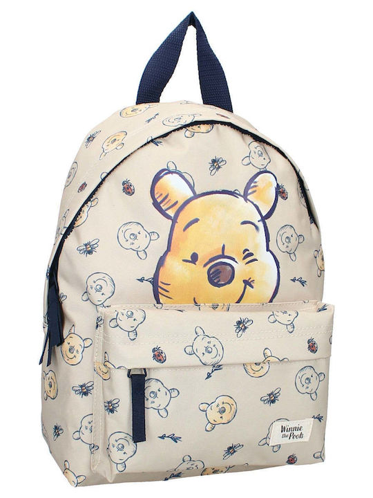Vintage Lovers School Backpack For Elementary Beige 22 x 9 x 31cm Vintage Lovers School Backpack For Elementary Beige 22 x 9 x 31cm