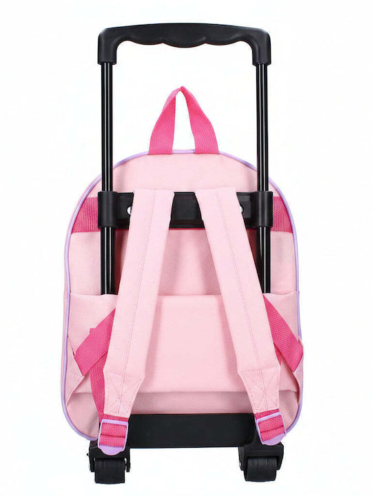 Vintage Lovers School Backpack For Elementary Pink 26 x 11 x 33cm