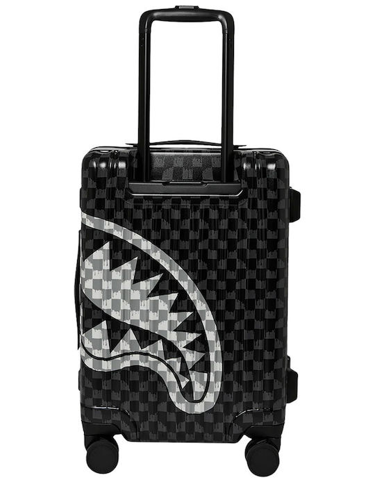 Sprayground Check Shark Koffer Reise Schwarz Und Weiß Drip