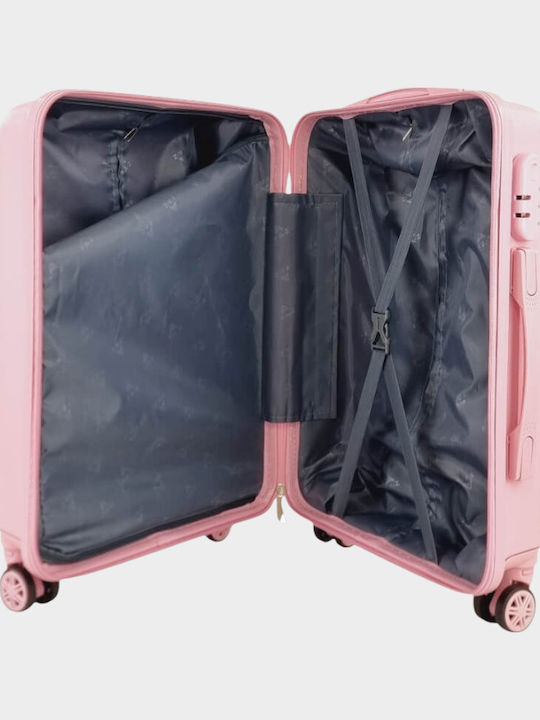 My Choice Valiză de Călătorie de Cabină Dura Roz Înălțime 55cm