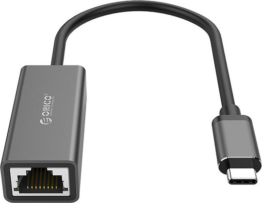 Orico Xc-r45-v1 USB-C Zu Rj45 Gigabit Ethernet 1 Gbps Netzwerkadapter Schwarz 6942227180629