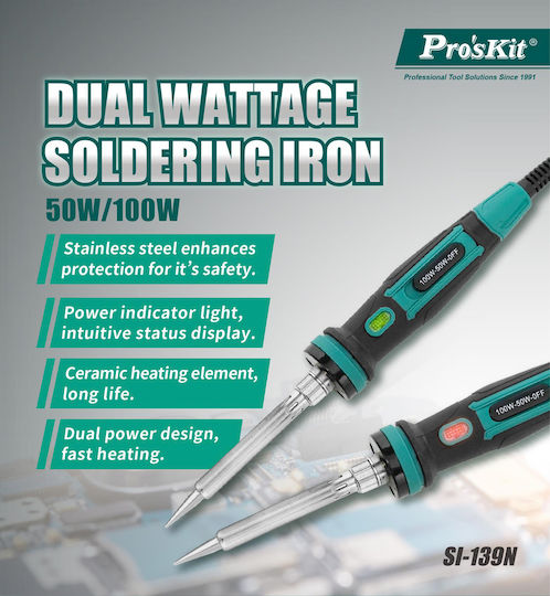 Proskit SI-139NB Lötkolben Elektrisch 50W