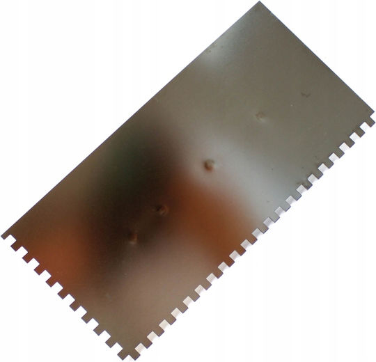 Kubala Stainless Steel Notched Trowel 130x270mm 6x6mm 0202