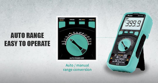 Proskit Digital Multimeter True RMS with Buzzer with AC / DC / Resistance / Capacitance / Temperature Measurement MT-1710N