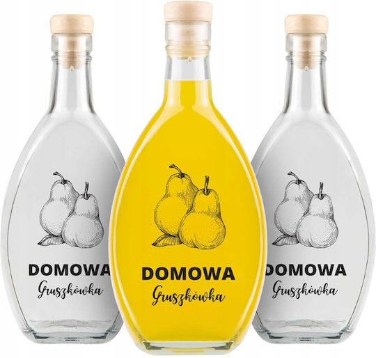 10x Μπουκάλια Elipsa 500ml Τυπωμένα Σπιτικα Αχλαδια