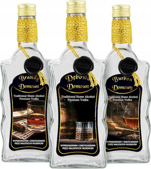 Decorated Little Bottle Fala 500ml Oak Bourbon Brandy