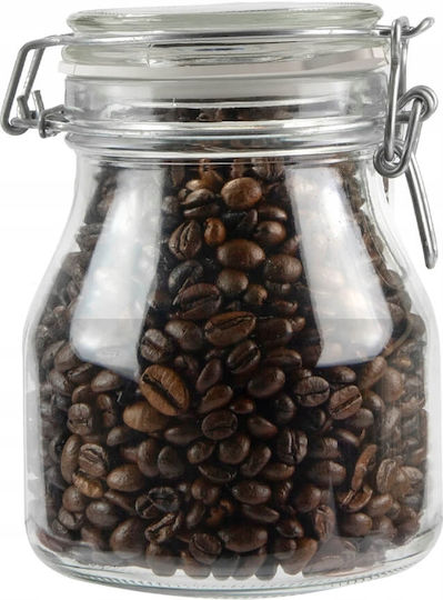Bimberek Glas Gefäß mit Deckel 1100ml (5 Stück)
