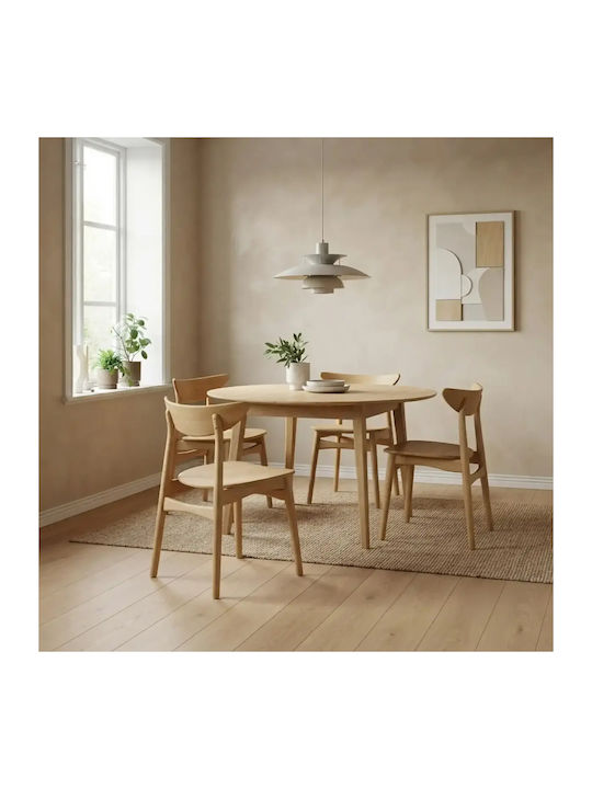 Mario Wooden Oak Kitchen Chair