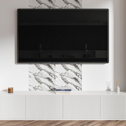 Vinyl Wall Tile Set Marble Vein Pattern 10x40x20 Cm