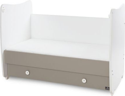 Lorelli Polymorphische Babybett Dream Braun mit Matratze & Schublade