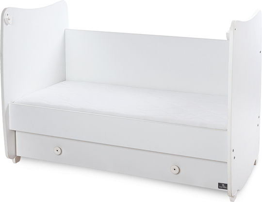 Lorelli Cabriolet Cuna Dream Albă cu Sertar