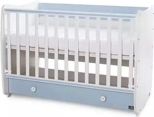 Lorelli Dream White Crib with Mattress and Drawer