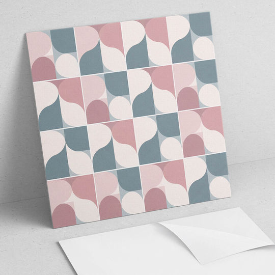 Coloray Wandsticker & Wandgemälde Büro Oder Studie Abstraktes Geometrisches Design 4x50x50 cm