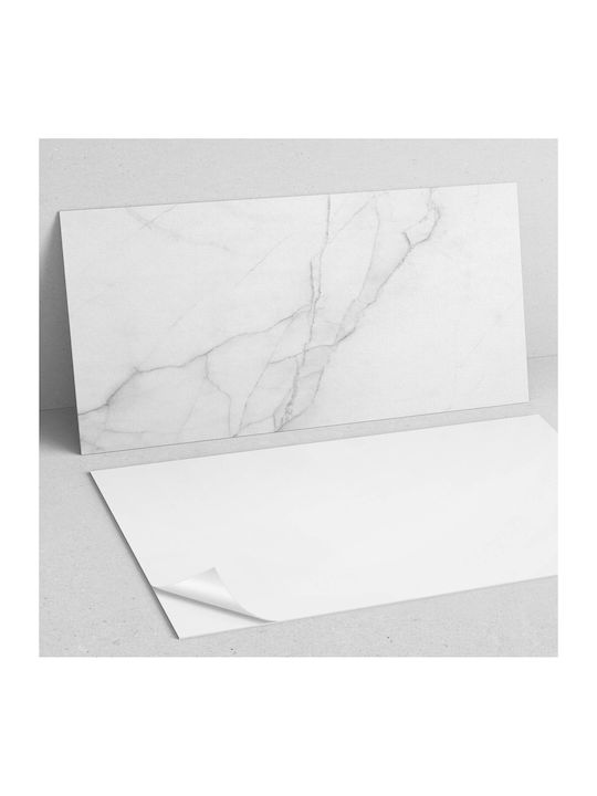 Wall Tile Vinyl Set Marble Design 10x40x20 Cm